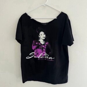 Selena Black Cut Out Tee XL